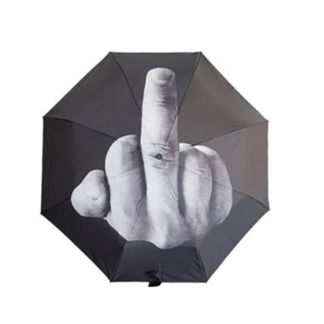 Middle finger umbrella - Apr 6, 2017 · Hilarious Middle Finger Gifts - People will laugh when see this novelty umbrella, perfect gift for Valentines, Christmas, etc. Also a great way to show your unique personality and attitude Durable and Sturdy - Made of 190T pongee and 8 reinforced umbrella ribs, waterproof and windproof, more for sunny days and light rainy days. 